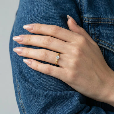 Eternal Heart 9KT Gold Laboratory Grown Diamond Ring