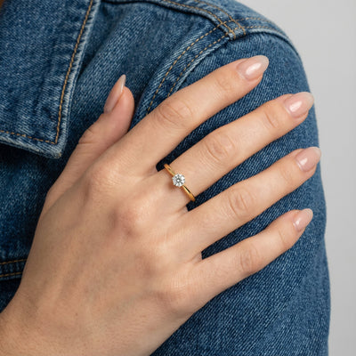 The Lumina 9KT Gold Laboratory Grown Diamond Ring
