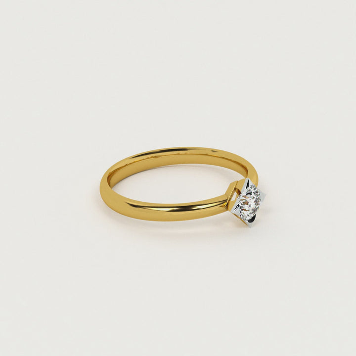 Timeless Marquise 9KT Gold Lab Grown Diamond Ring - 3