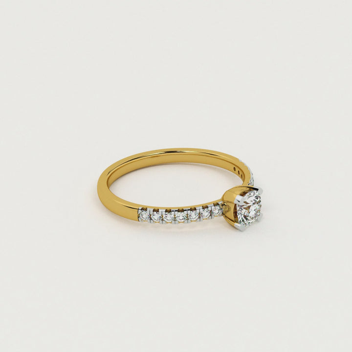 Glow 9KT Gold Lab Grown Diamond Ring - 4