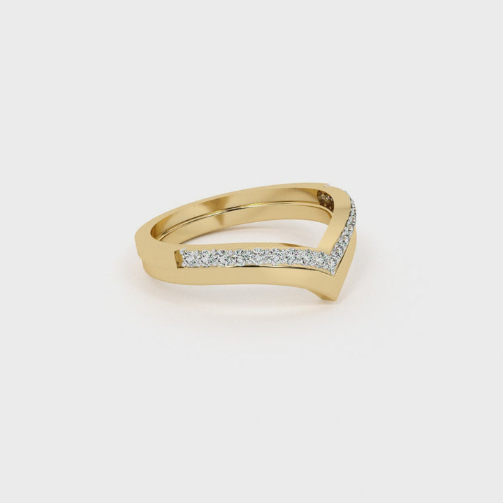 Timeless Duo 9KT Gold Lab Grown Diamond Ring - 3