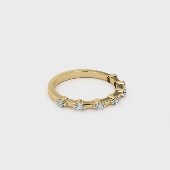 Eternity Dot 9KT Gold Lab Grown Diamond Ring - 3